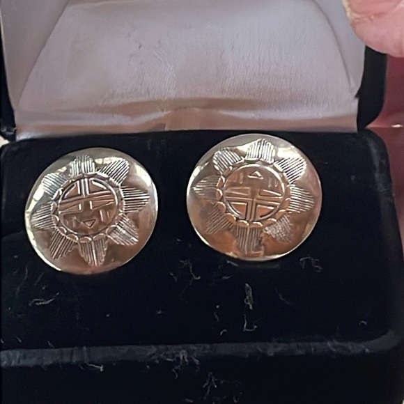 Sterling Cuff Links - Picture 2 of 3